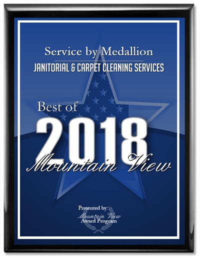 Service by Medallion won the 2018 Best of Mountain View Award in the Janitorial & Carpet Cleaning Services category