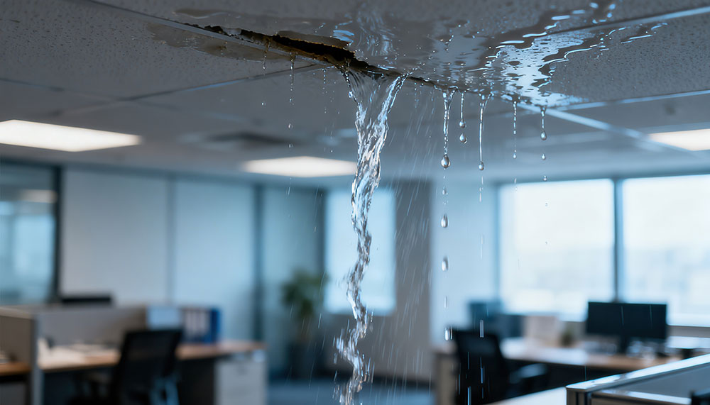 Major roof leak