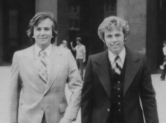 Medallion's Founder, Roland Strick, Sr. (left) with his business partner, Roland Phillips, c. 1970's